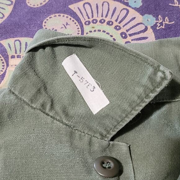 Vintage OD Green Army Overshirt - Badass - Picture 5 of 10